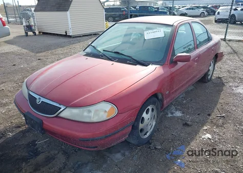 1998 Mercury Mystique z USA, uszkodzony, nr VIN 1MEFM6532WK637679